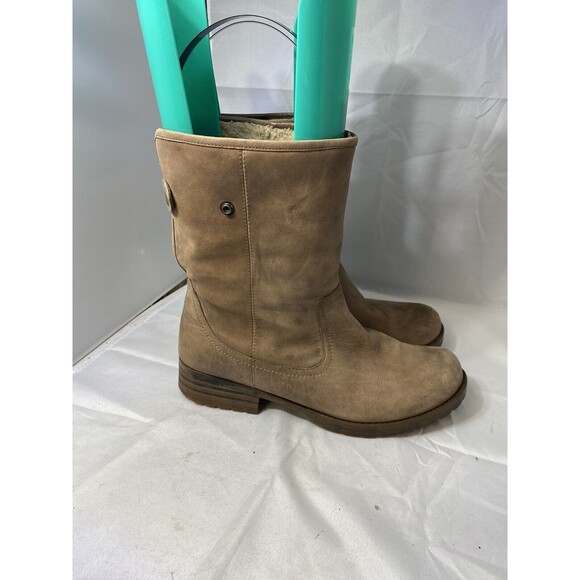 Tara M Torishearing Brown Midi Boots Womens Sz 10 Convertible - Picture 2 of 8